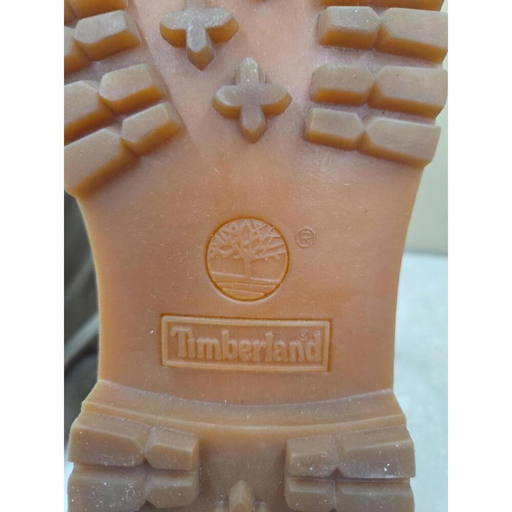 Timberland Women's Leather Waterproof Roll Fold-Over Teddy Fleece Boots Size 8 - Picture 8 of 8